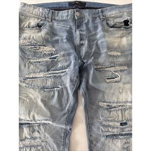 Men's Jordan Craig Sean Jeans Legacy Edition 44x32 Distressed Ripped Collins